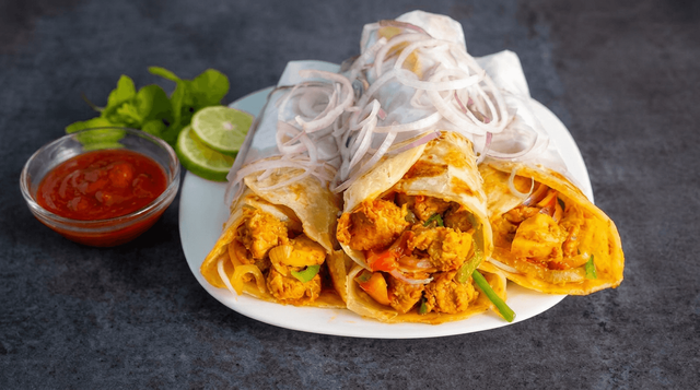 Tikka Boti Roll.