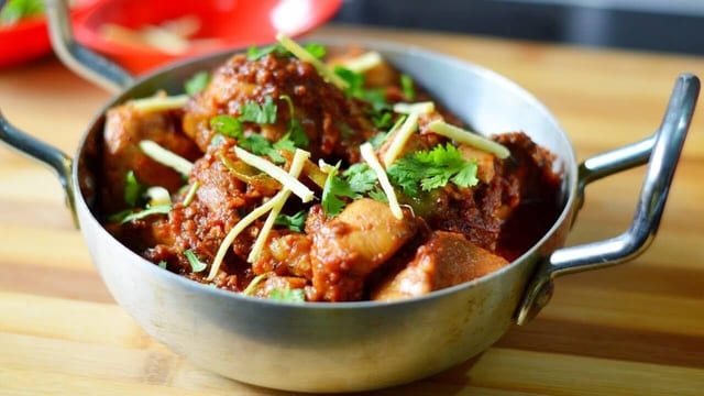 Chicken Charcoal Karahi.