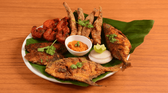 Lahori Fry Fish Platter.