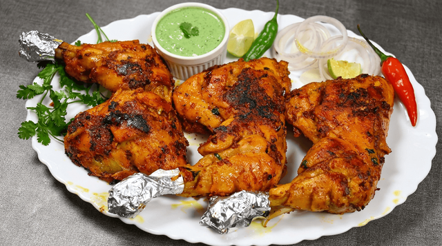 Chicken Tikka Breast Platter.