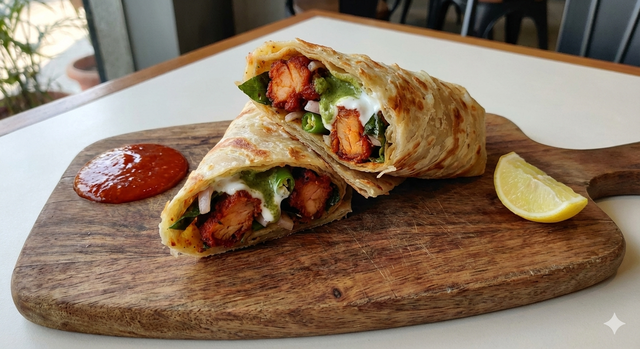 Chicken 65 Roll.