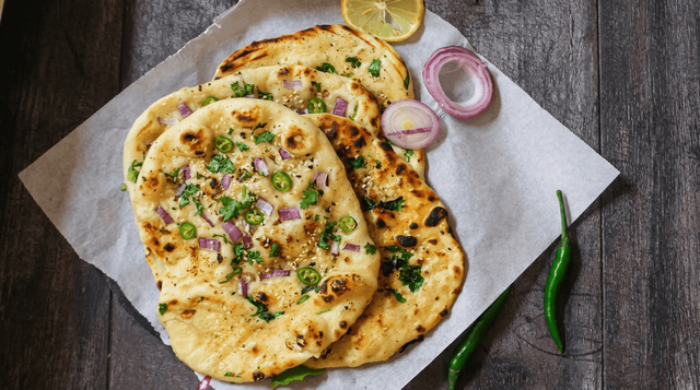 Onion Chilli Kulcha.