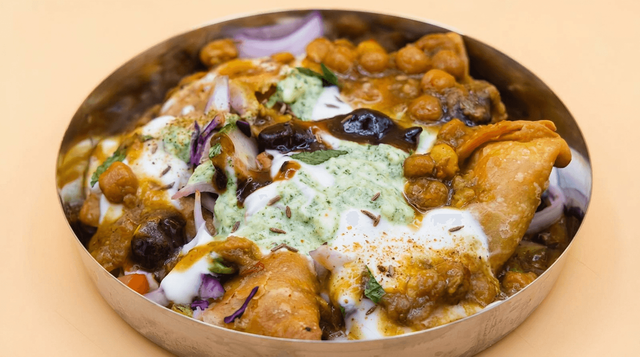 Samosa Chaat.
