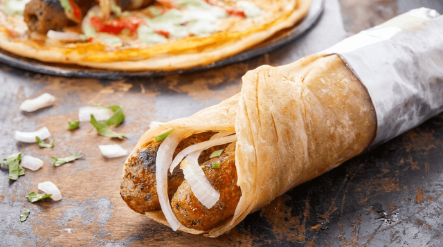 Chicken Seekh Kabab.
