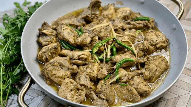 Black Pepper Chicken.