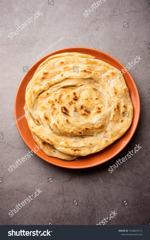 A plate of food on the table