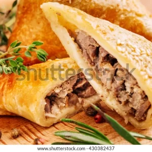 A close up of some food on a table